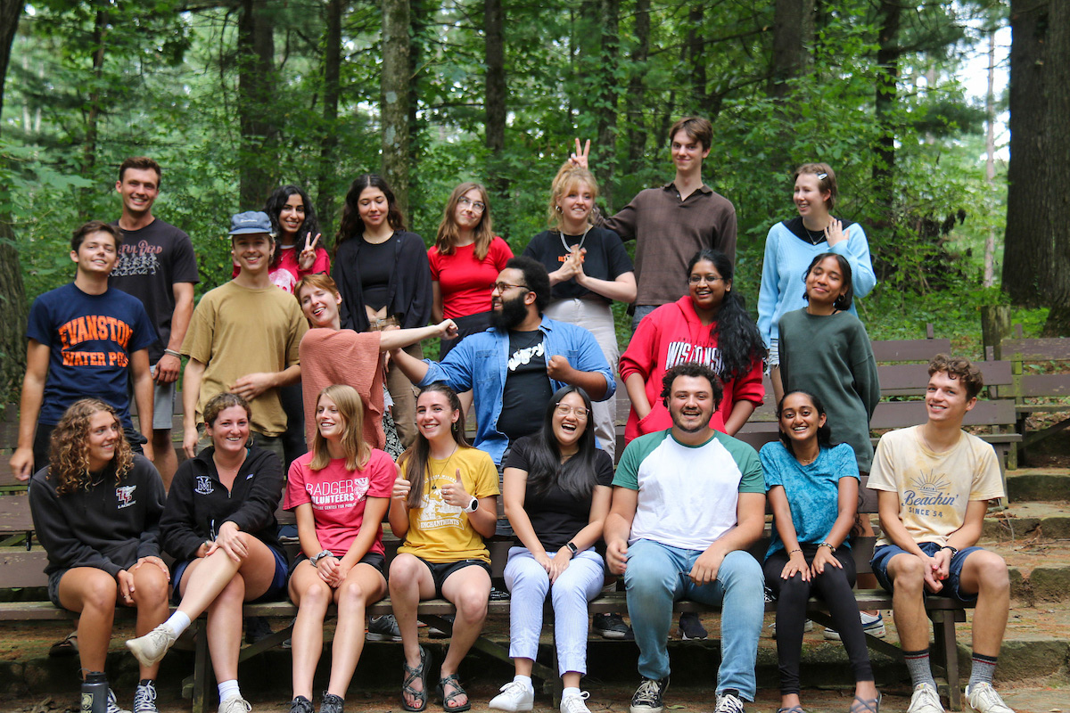 WUD students outdoors at the 2021 WUD Retreat